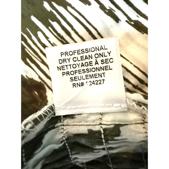 NWT Misa Los Angeles Ikat Print Bustier Crop Top Olive & White XS - Picture 9 of 9